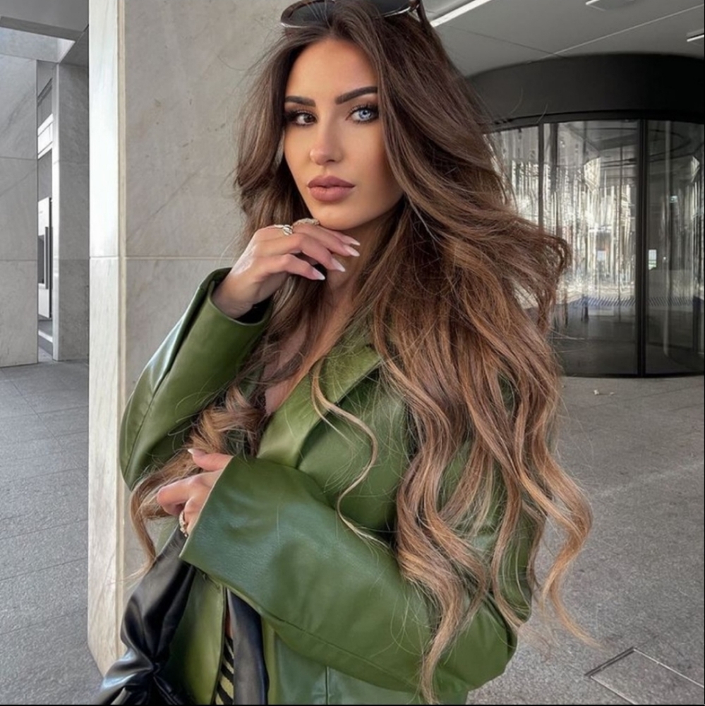 Zara 2 pcs Faux leather blazer + pants - Picture 12 of 16